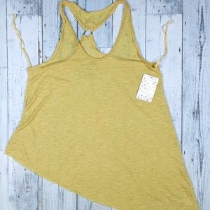 NEW Free People Lemon Tank Top Shirt Womens Size S Small MSRP $58 NWT